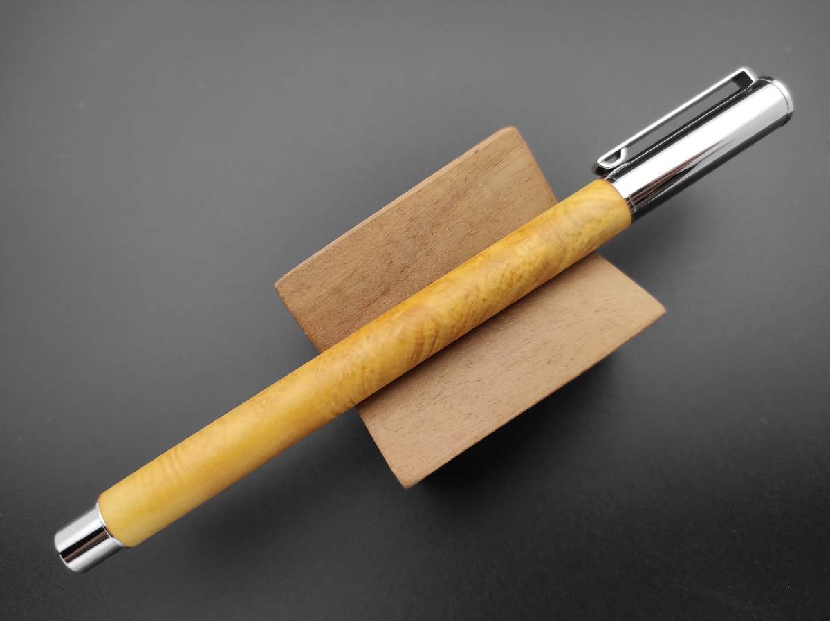 Sya5 Fonglai Woodworks Precious Wood Ballpoint Pen Tsuge Knob Rare