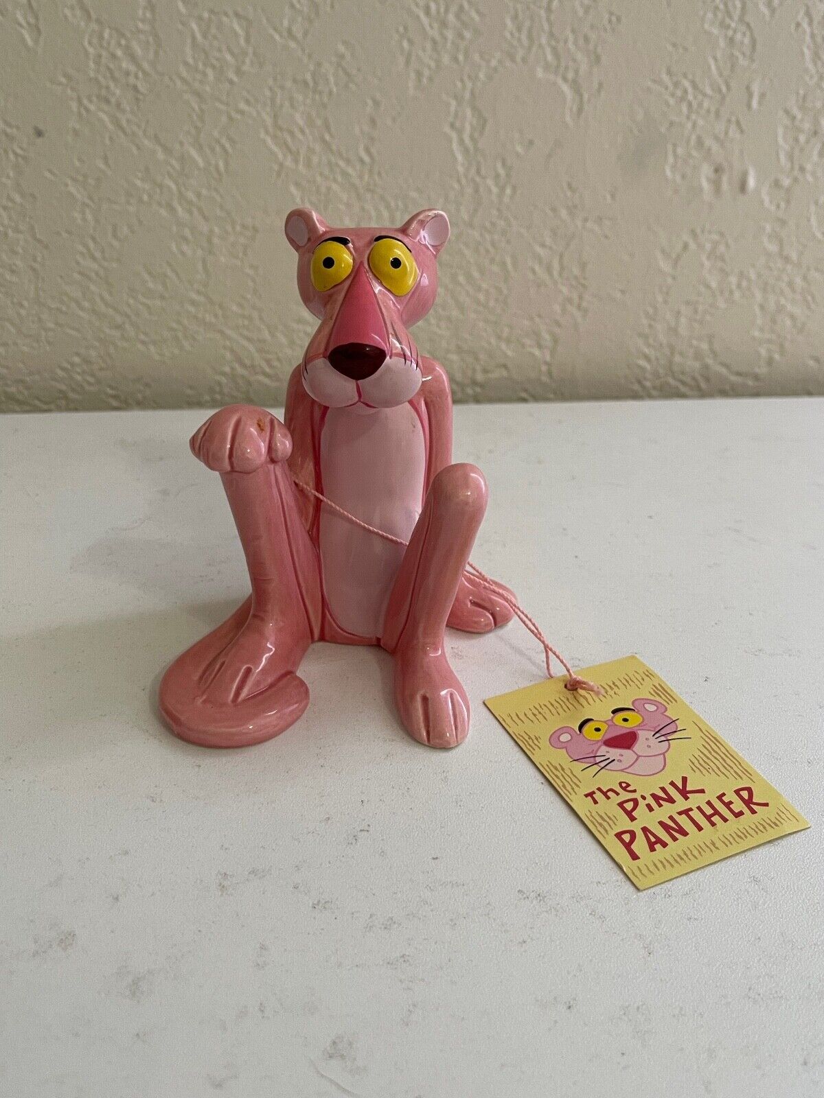 Vintage United Artists 1982 Royal Orleans Korea Ceramic Pink Panther Figurine