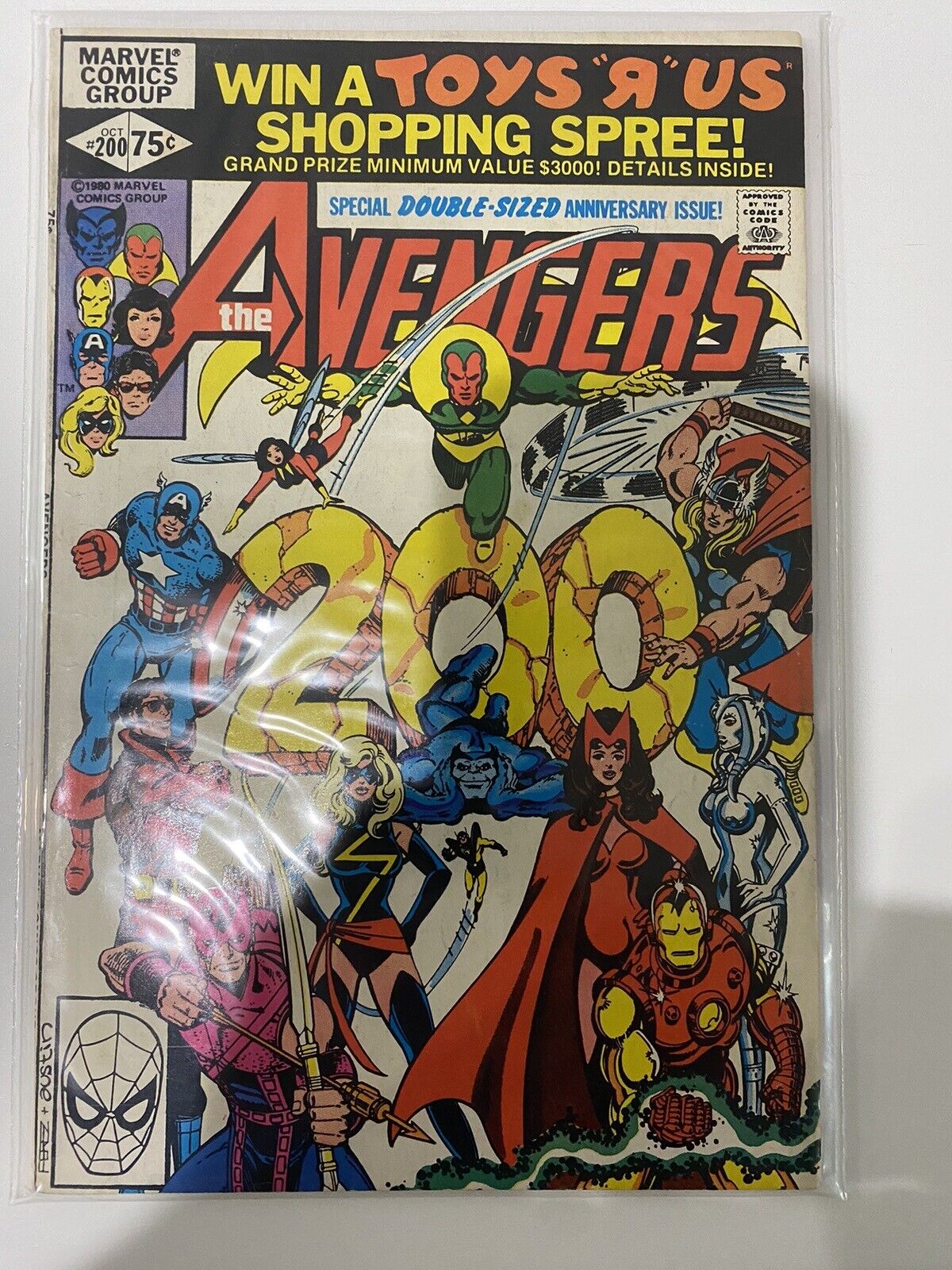 The Avengers #200 (Marvel Comics October 1980) Not A Grader As Is