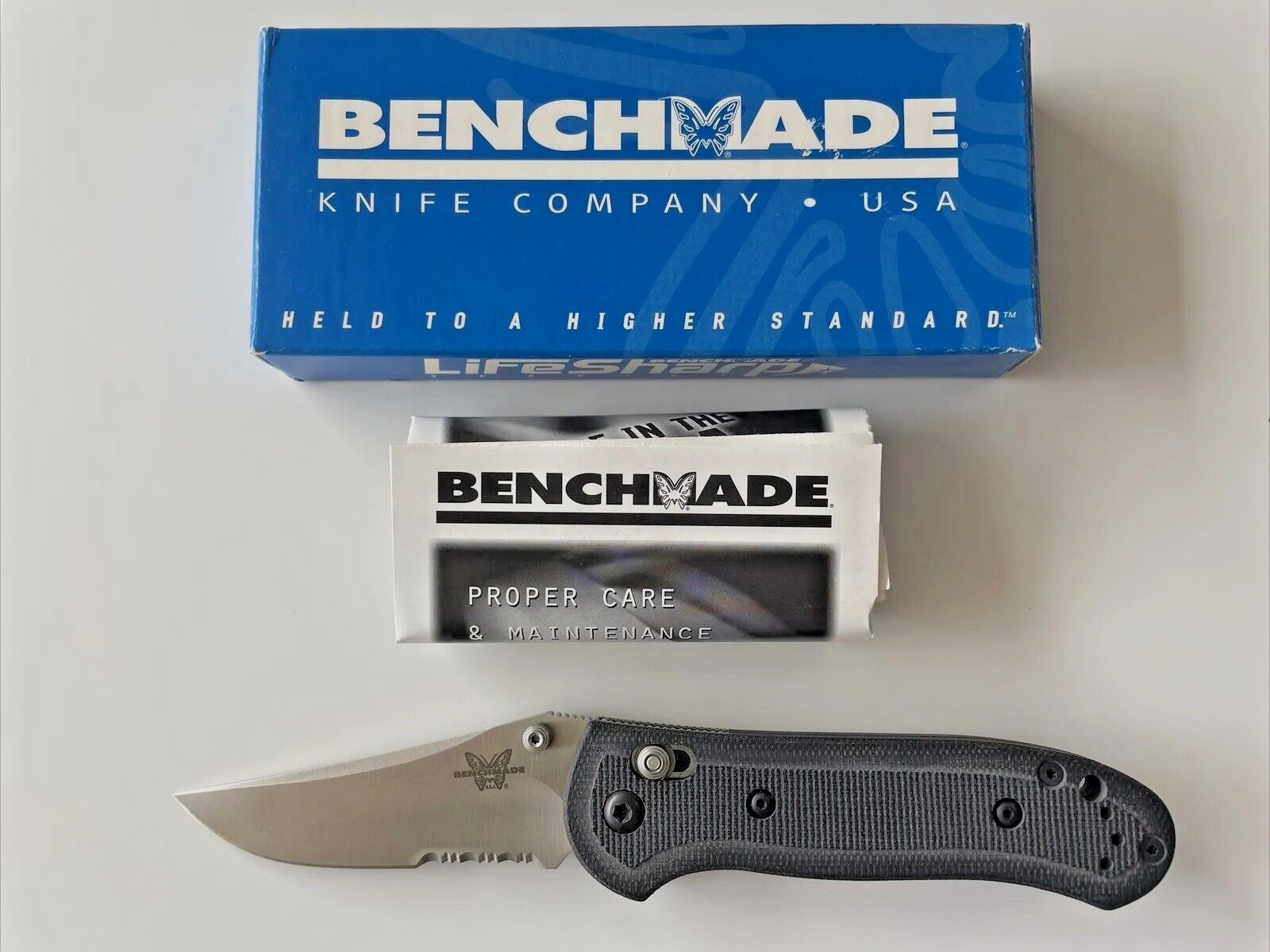Benchmade 720 Mel Pardue Folding Knife ATS-34 \