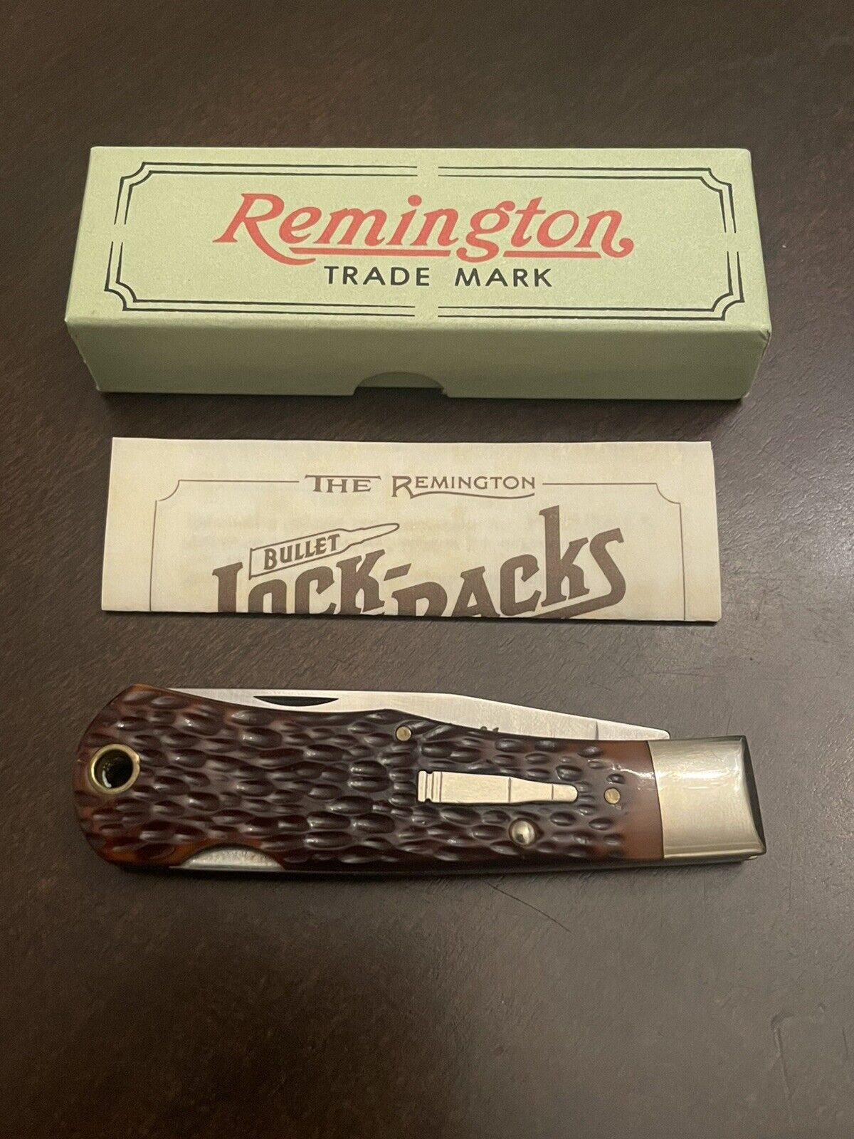 REMINGTON R1173L BABY BULLET LOCK BACK KNIFE ~1983 ~ NEW OLD STOCK IN BOX