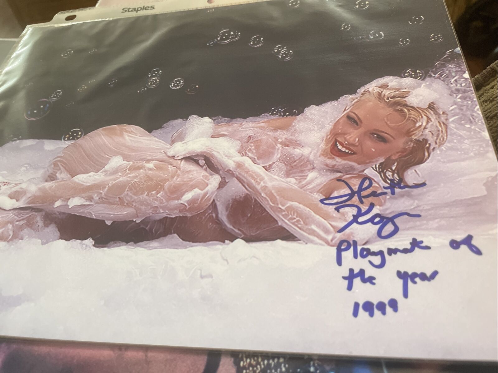 HEATHER KOZAR  Autographed Playboy 1999 Playmate Of the Year COA Authentix Pro