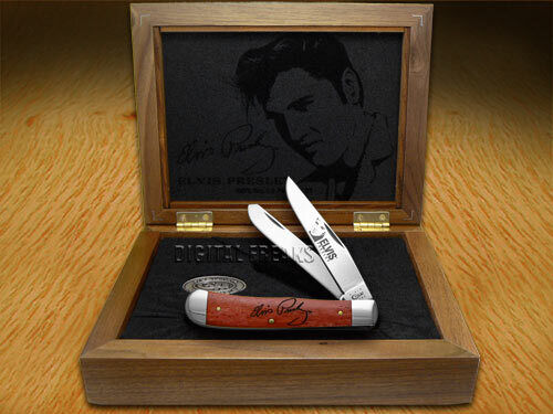 Case XX Old Red Bone Elvis Presley Trapper ###2 Pocket Knives Knife