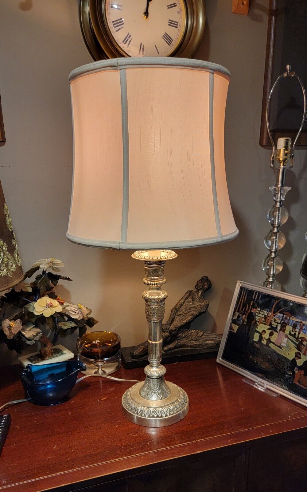 Frederick Cooper Tall Brass Table Lamp 31\