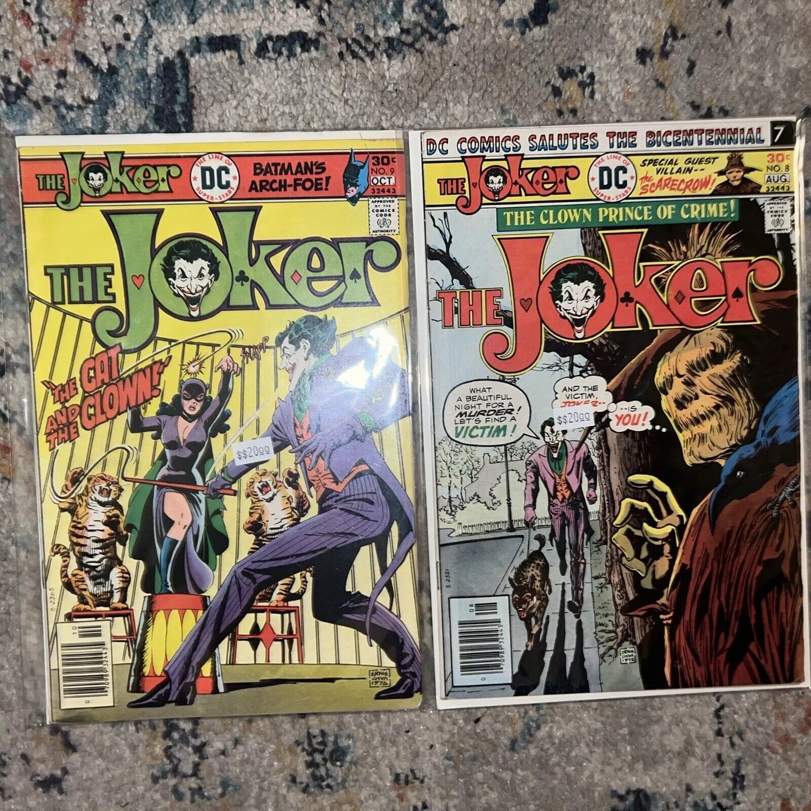 Joker #8 and 9 1976 Rare Books