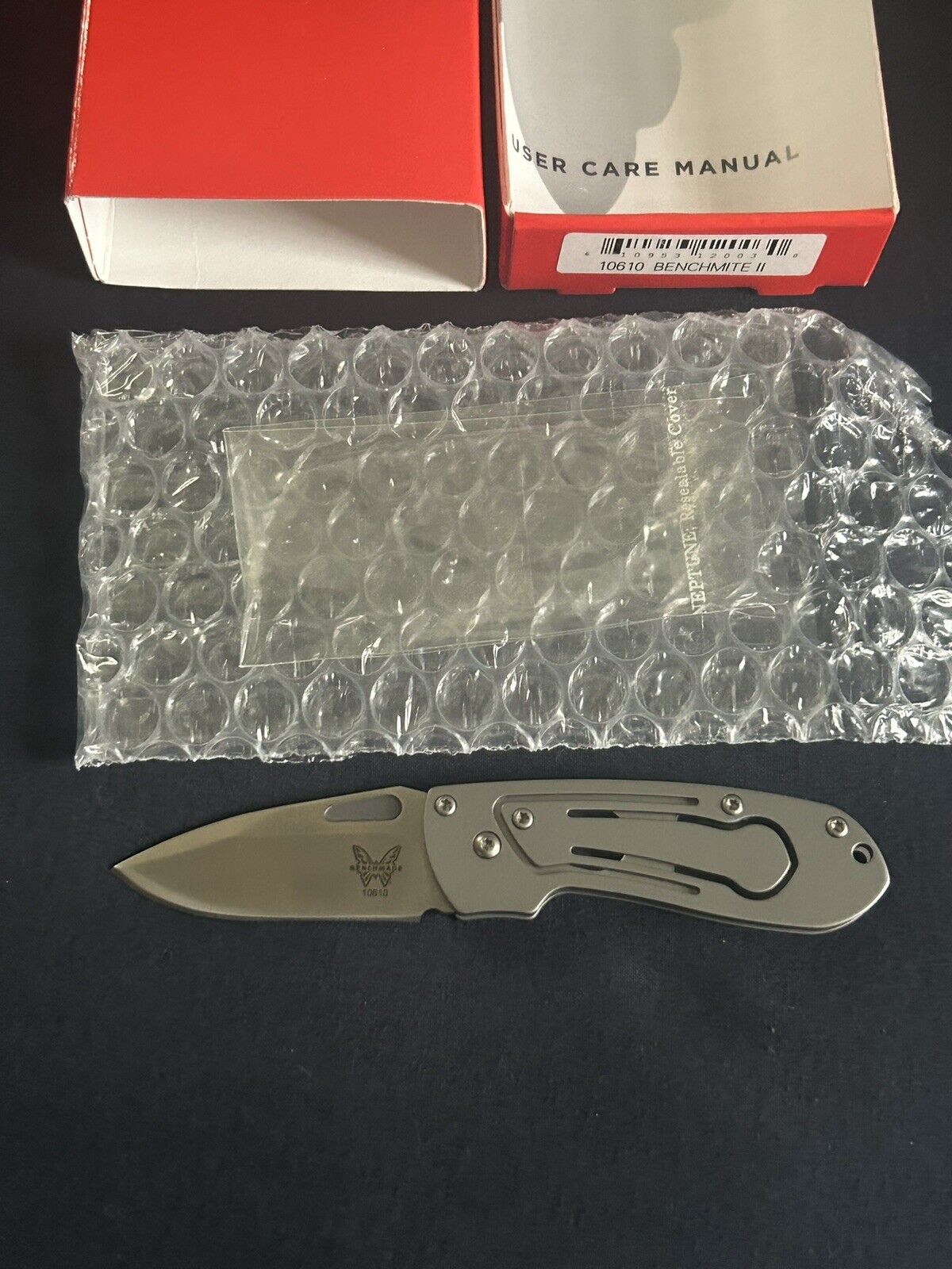 Benchmade BenchMite II Silver - 10610 - Discontinued, Rare, New in Box