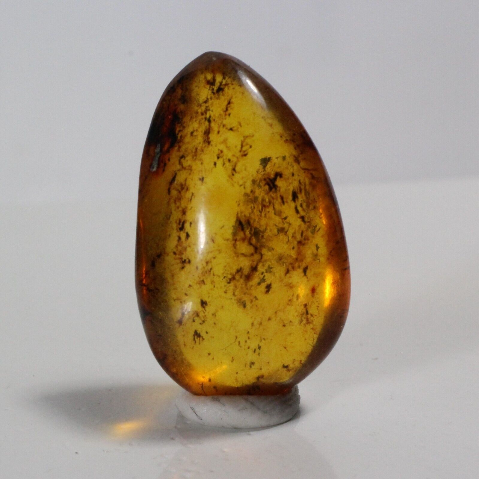 20ct Genuine Dominican Amber Fossil Cabochon Cab Crystal Maybe Blue or Green 38