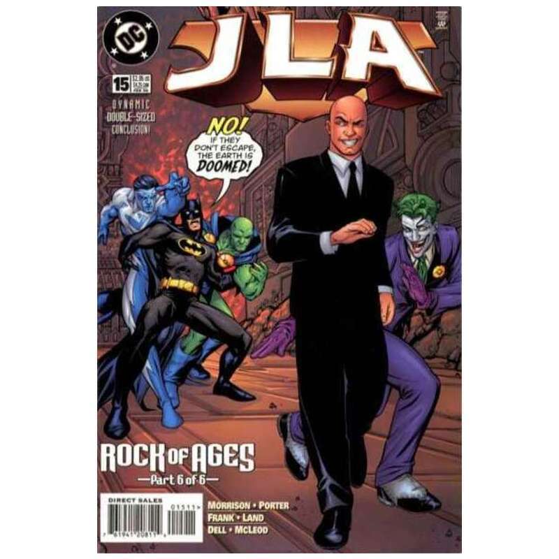 JLA #15 in Very Fine condition. DC comics [f\'