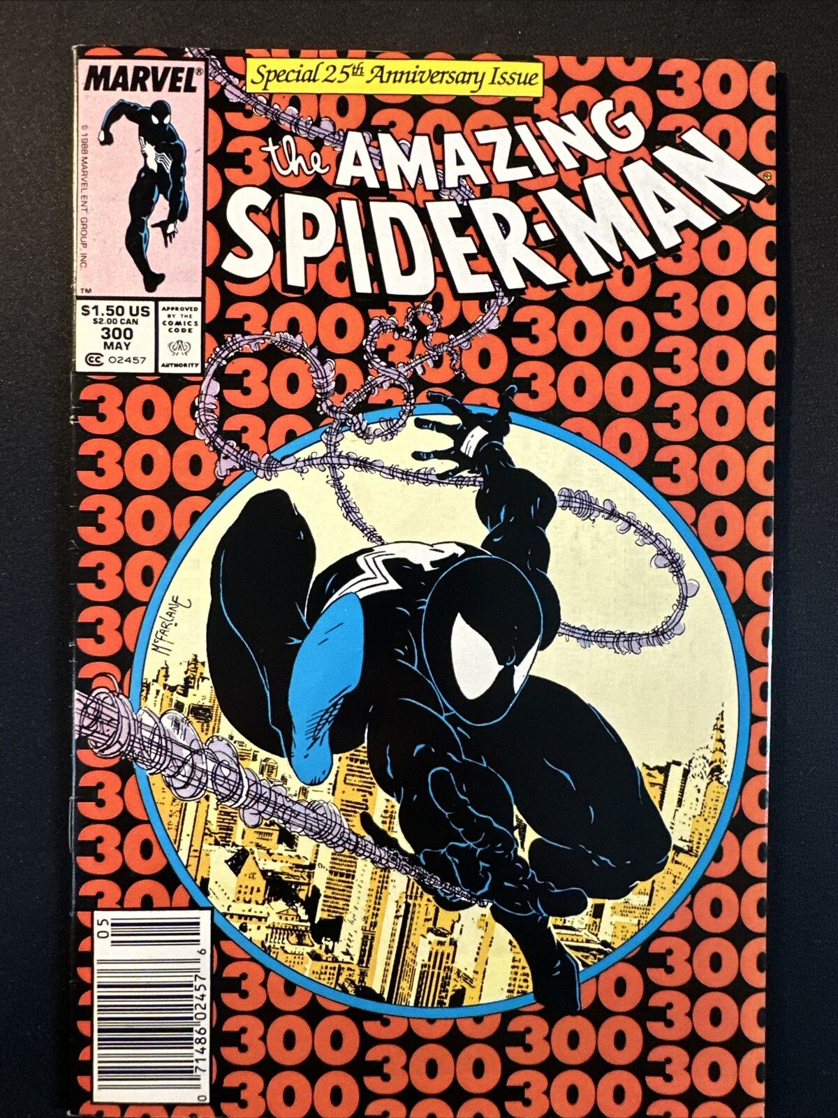 The Amazing Spider-Man #300 Newsstand Copy Marvel Comics 1st Print 1988 Fine *A3