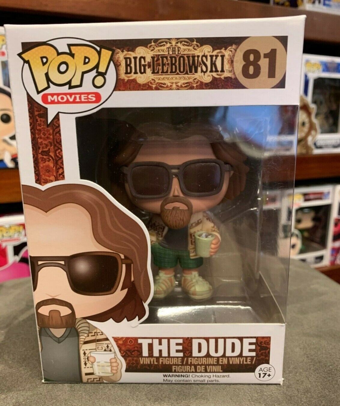 Movies: The Big Lebowski 81# The Dude Vinyl Models Toys Action Figures
