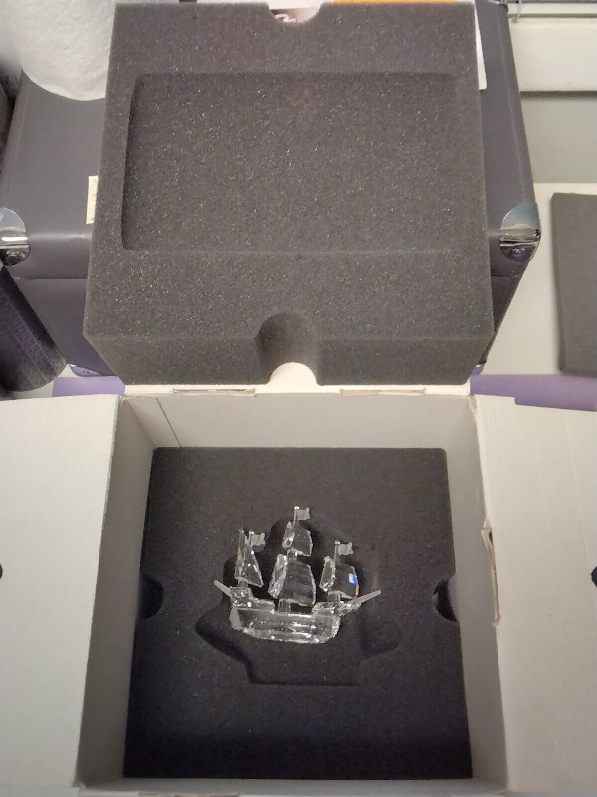 Swarovski - SANTA MARIA SHIP - Retired - With Original Box  **100% For Charity**