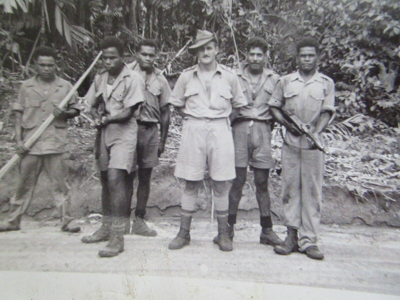 Lt Colonel Clyde Childress Army Commander 107th Division Guerrilla Jungle Photo