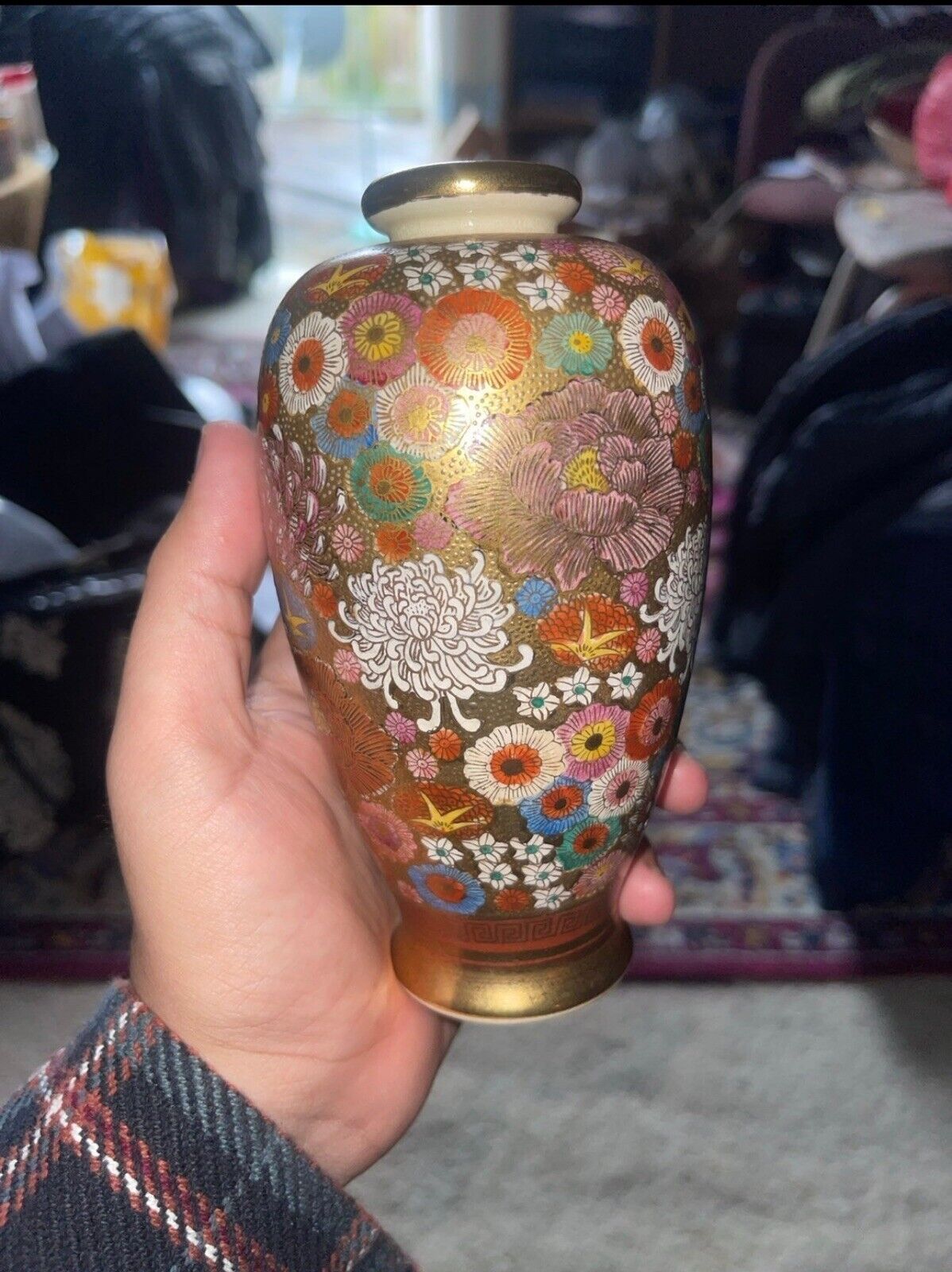 Satsuma Millefleur Vase