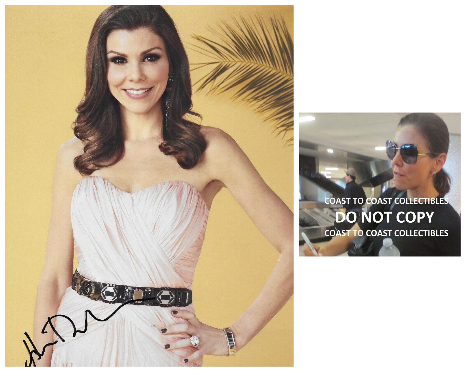 Heather Dubrow The Real Housewives of Orange County signed 8x10 photo proof COA