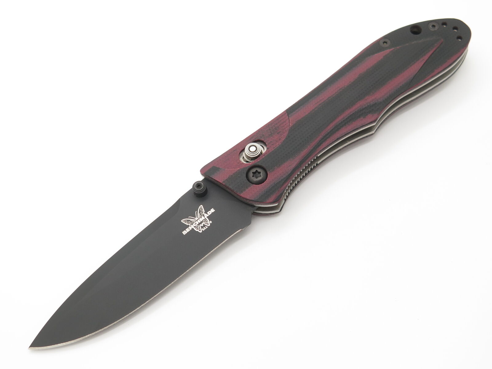 Benchmade 730 Ares Elishewitz Red/Black G10 154CM Axis Lock Folding Pocket Knife