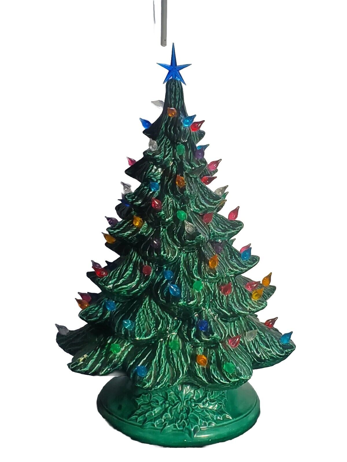 Vintage 1970\'s Ceramic Christmas Tree 17\