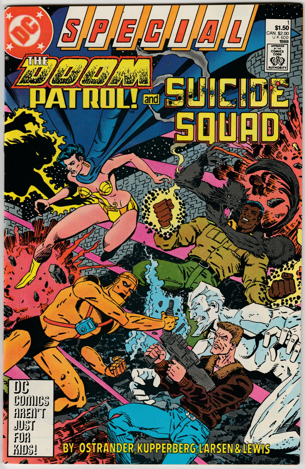 DC Comics DOOM PATROL & SUICIDE SQUAD SPECIAL (1988) John Ostrander Erik Larsen