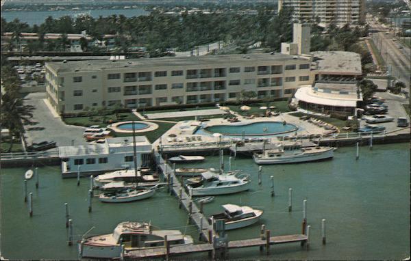 Miami Beach,FL Venetian Isle Motel Hotel Resort Coffee Shop Lounge 20 Venetian C