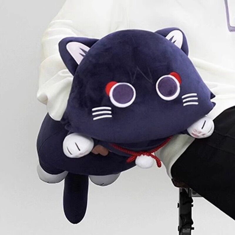 Genshin Impact Wanderer Scaramouche Cat Ver Plush Doll Long Pillow Cushion Toys