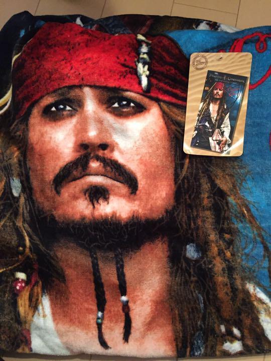 Pirates of the Caribbean Johnny Depp Large Towel