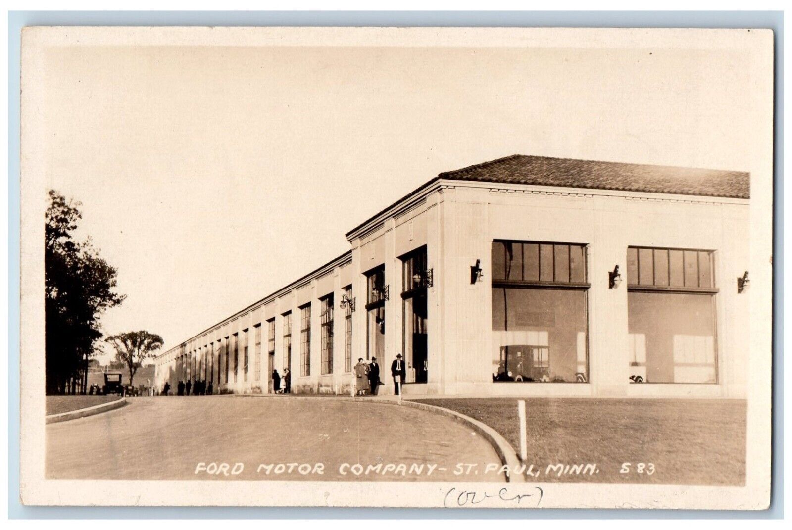 St. Paul Minnesota MN Postcard RPPC Photo Ford Motor Company Building c1940\'s