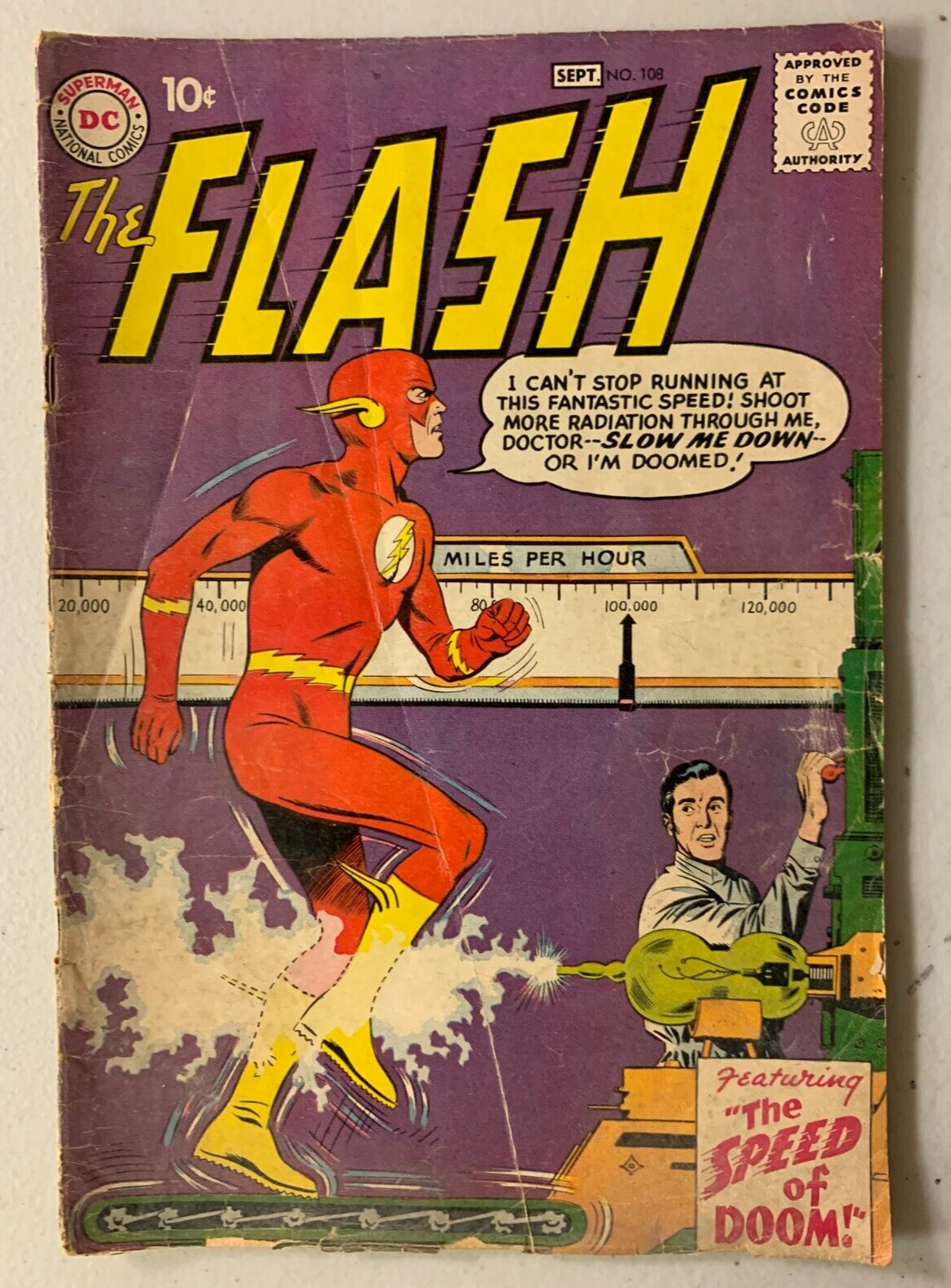 Flash #108 DC 1st Series (3.0 GD/VG) (1959)
