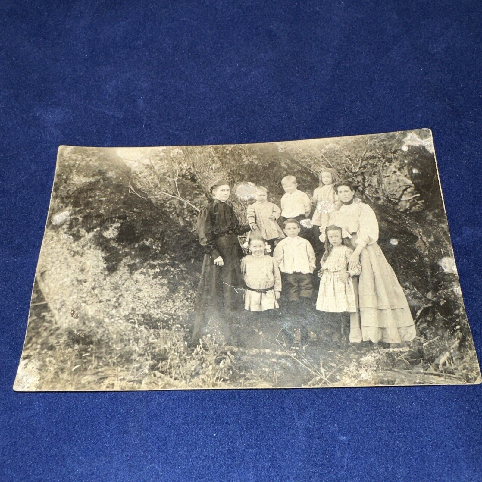 Antique 1910 Photo Rees Family from Muncie IND Postcard
