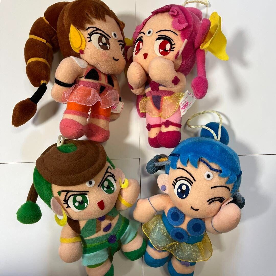 Banpresto Sailor Moon Amazoness Quartet Plush Doll Set besbes Parapara etc Japan