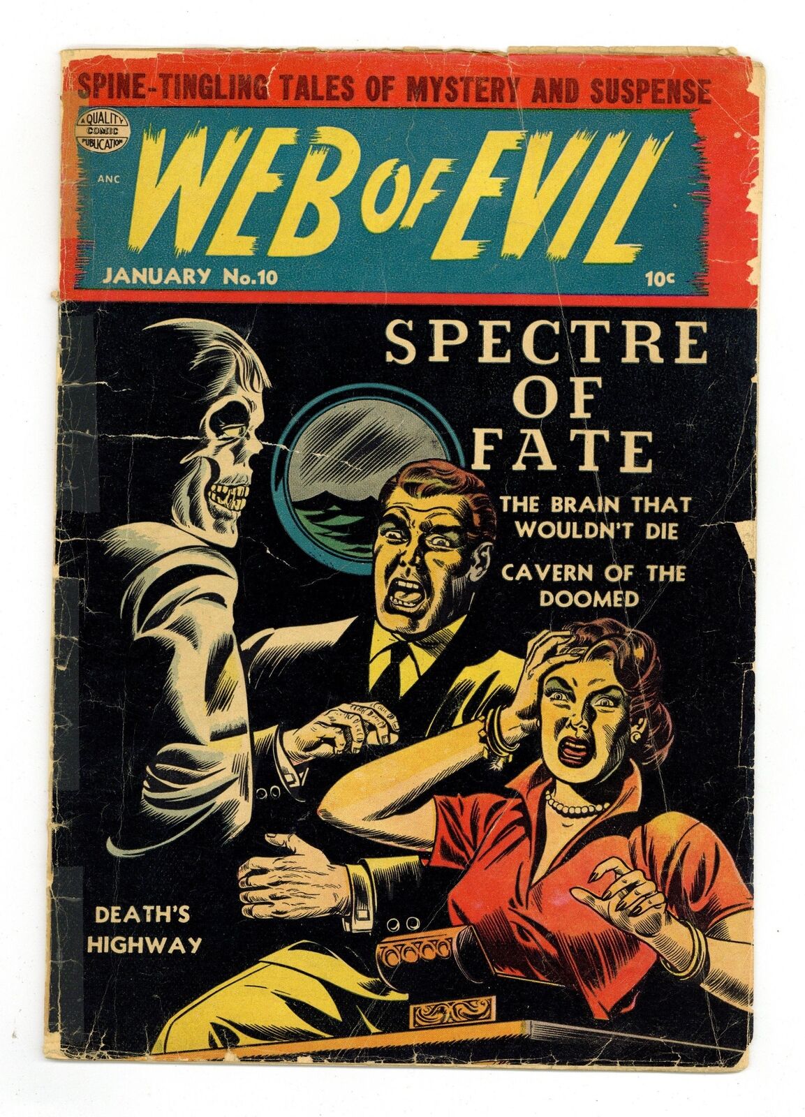 Web of Evil #10 PR 0.5 1954