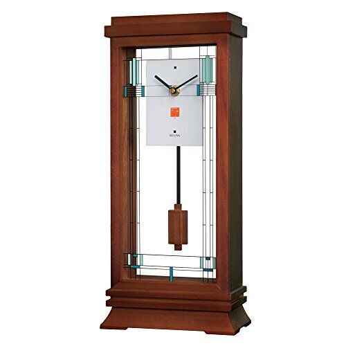 Bulova B1839 Willits Frank Lloyd Wright Mantel Clock 14\