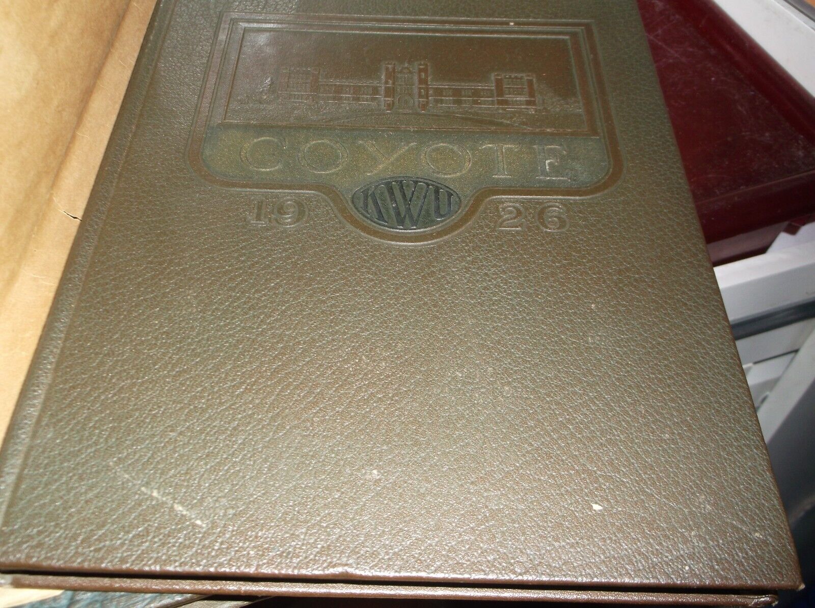 1928 Yearbook Kansas Wesleyan University Salina, Kansas The Coyote -NEW FREE SHI