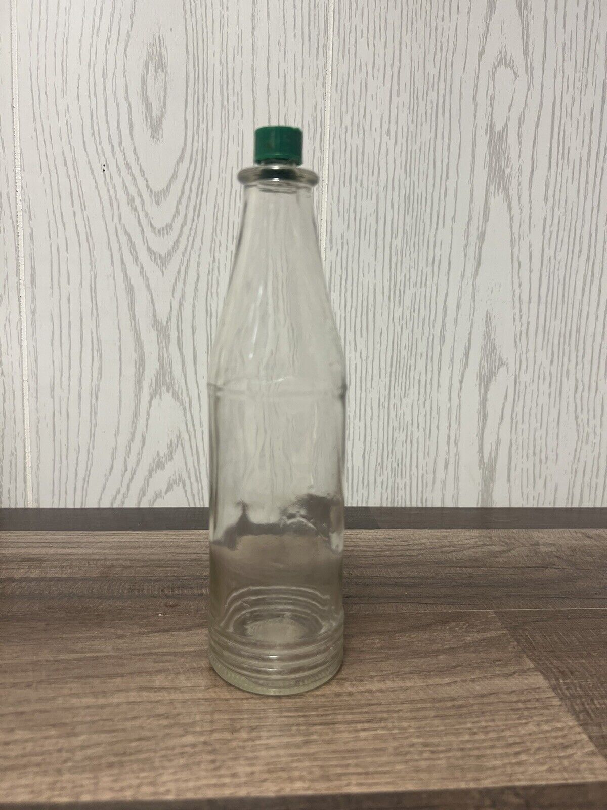 Vintage Glass Hot sauce Bottle 