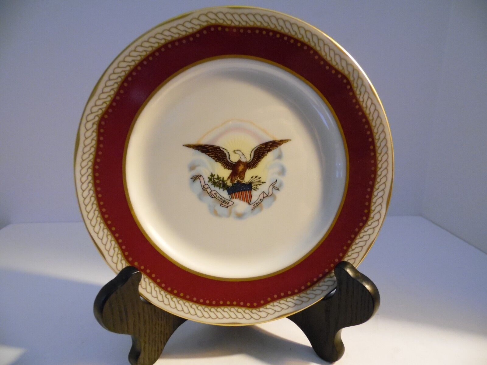 White House China Woodmere China Dessert Plate Abraham Lincoln
