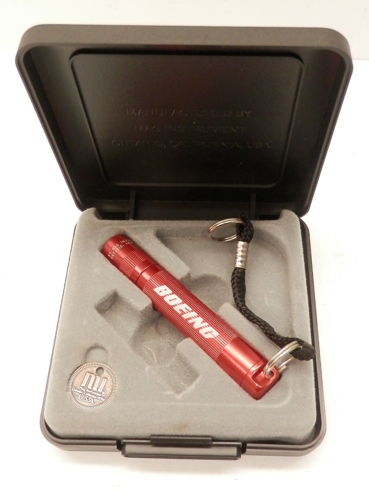 Vintage Boeing Mini Maglite Flashlight Employee Award Gift