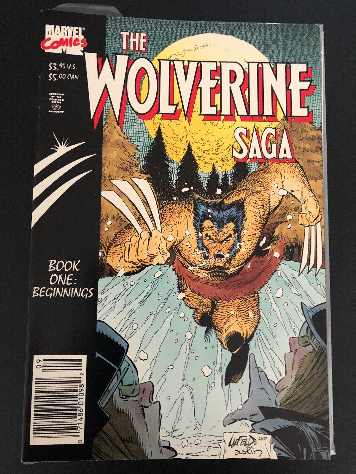 Wolverine Saga #1 1989 Newsstand High Grade 9.0 Marvel Comic Book 23-147