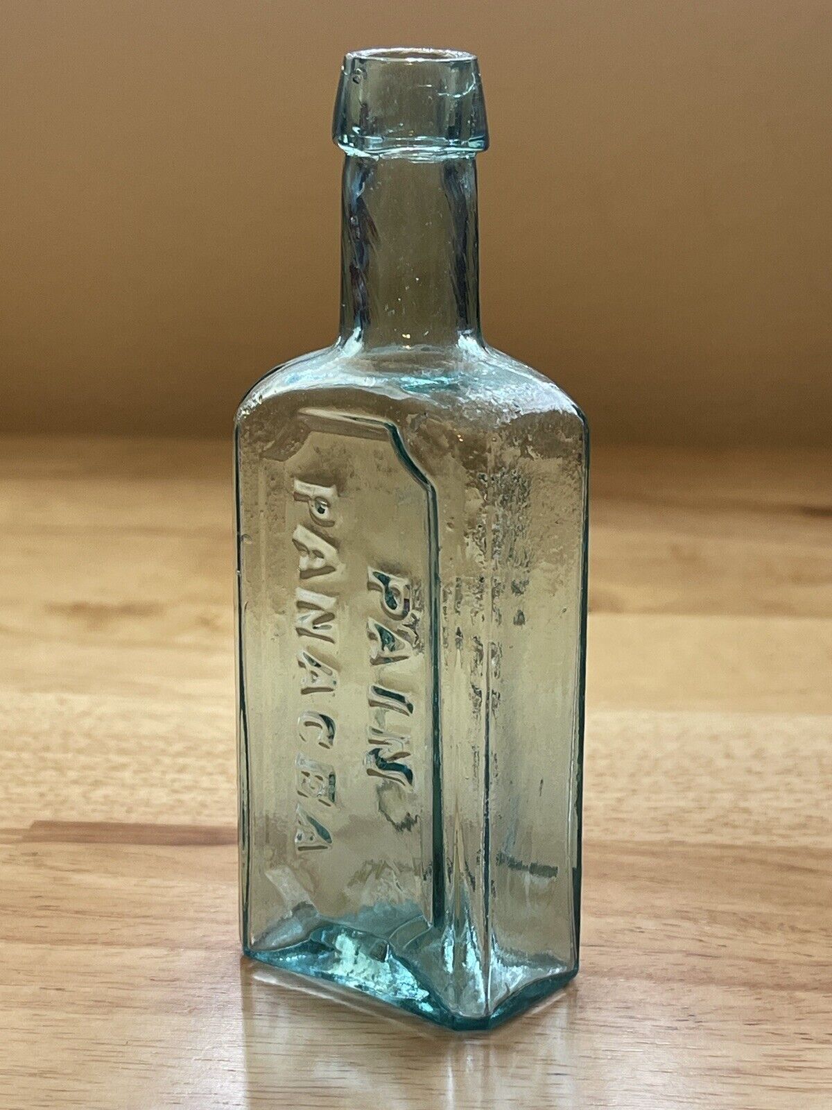 Antique 1850s Open Pontil Medicine Bottle Dr Baker's Pain Panacea Cincinnati, OH