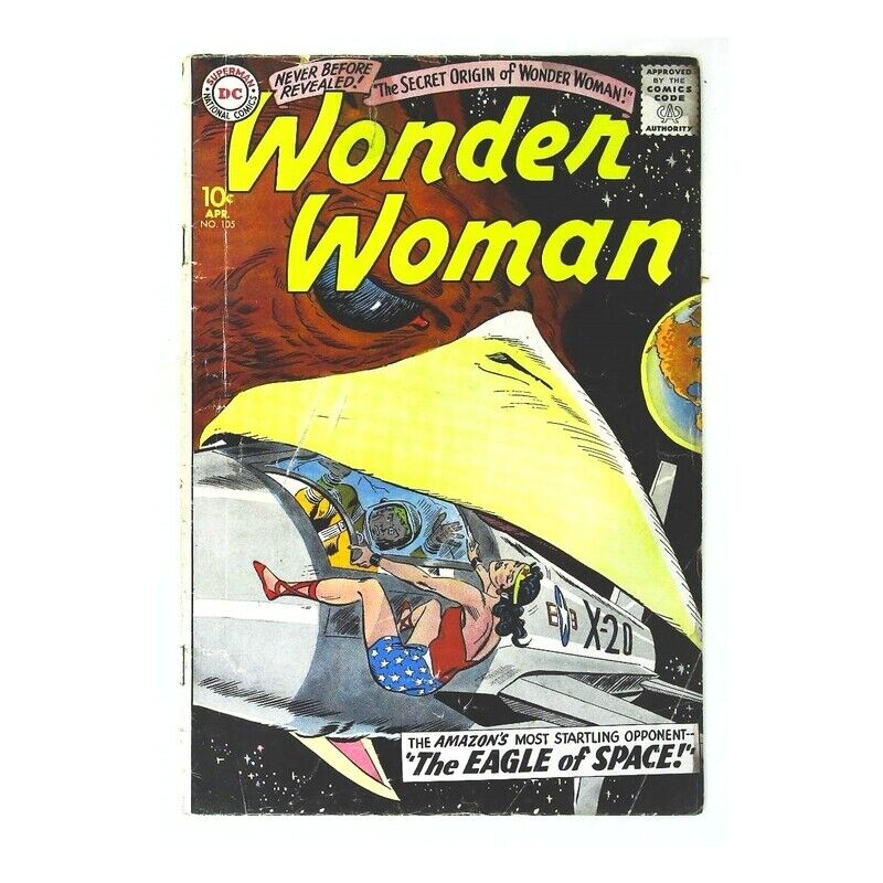 Wonder Woman (1942 series) #105 in Very Good minus condition. DC comics [r/
