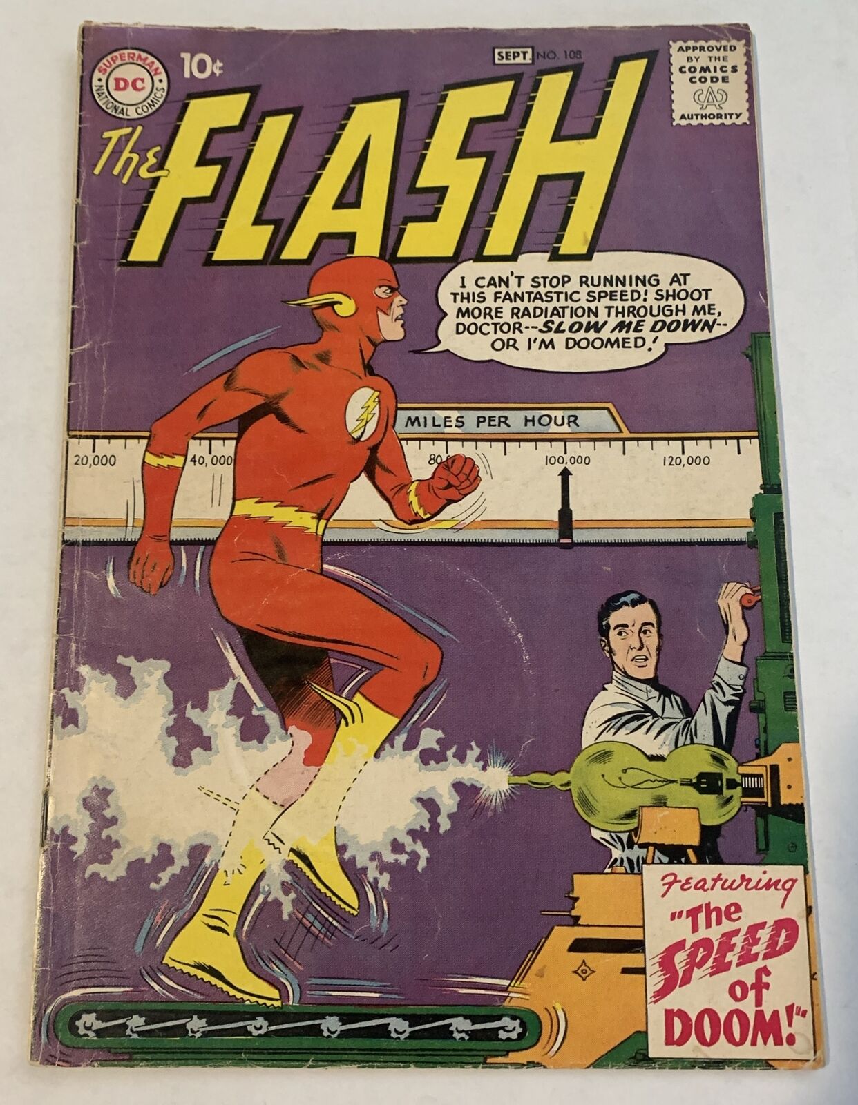 Flash #108 [1959]  Grodd Trilogy Part 3