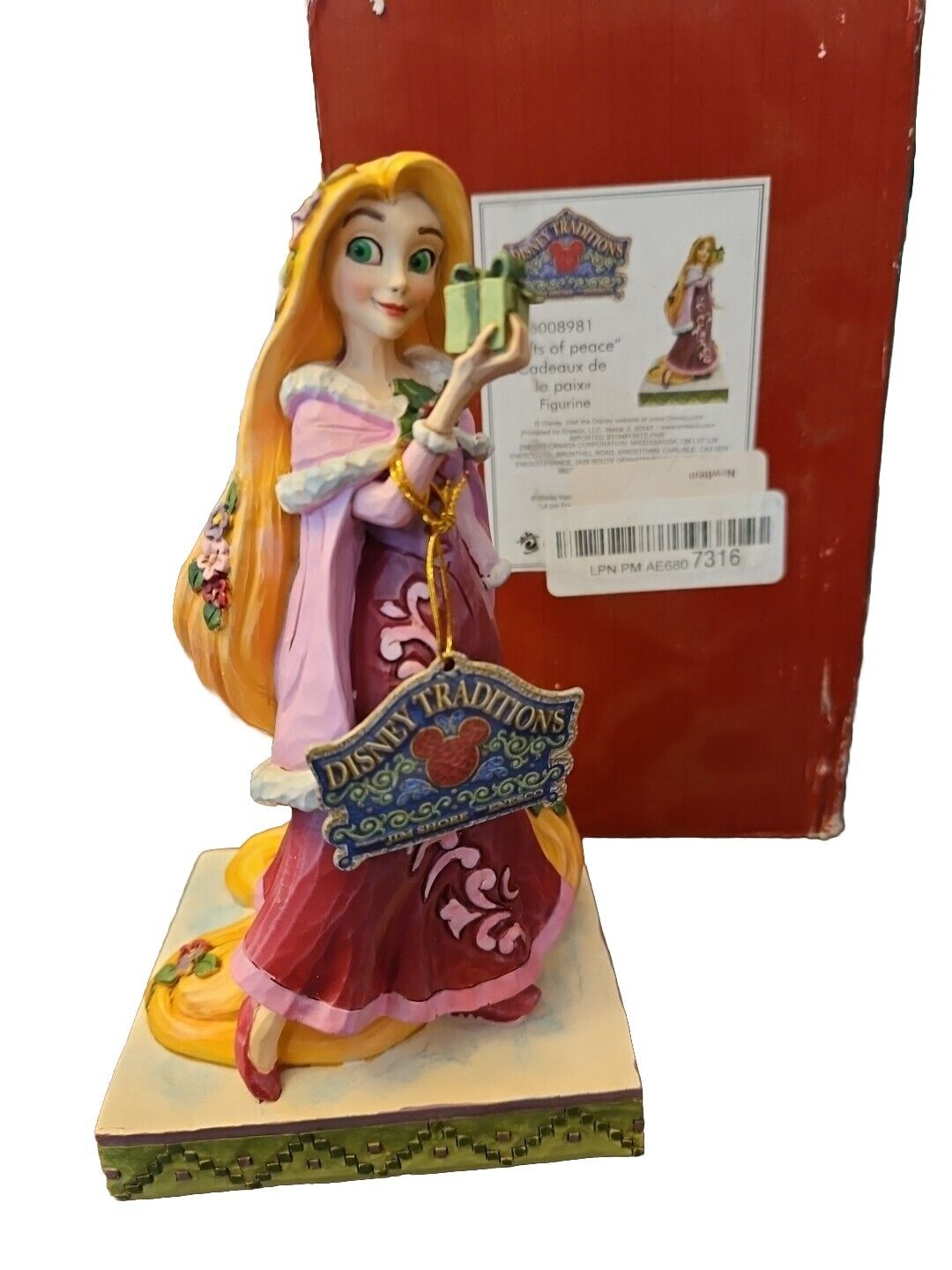 Disney Traditions Rapunzel Gifts Of Peace Christmas Figure 6008981 Tangled Read