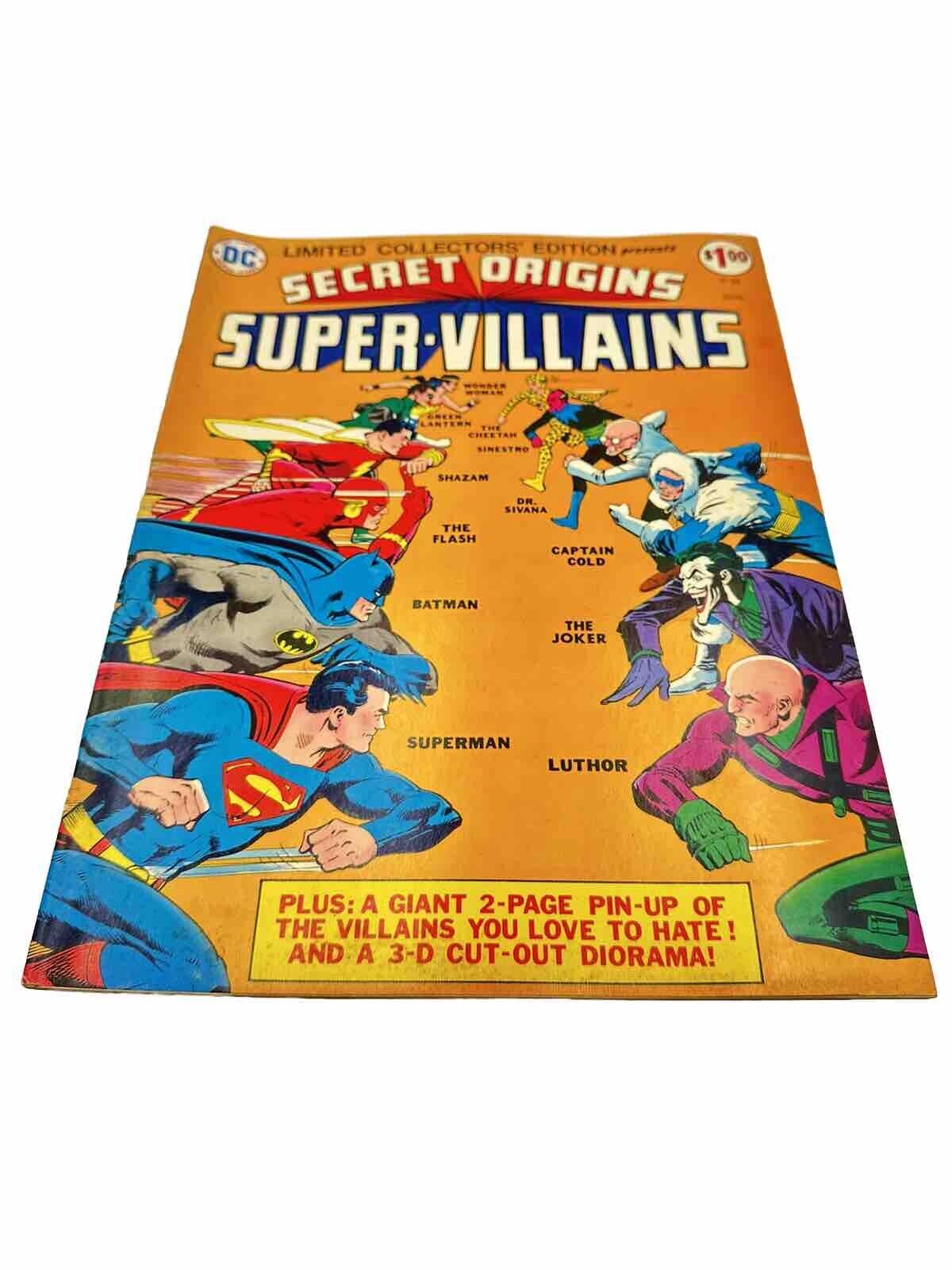 Secret Origins of Super-Villains (C-39) Treasury Edition (DC 1975) - GD/VG