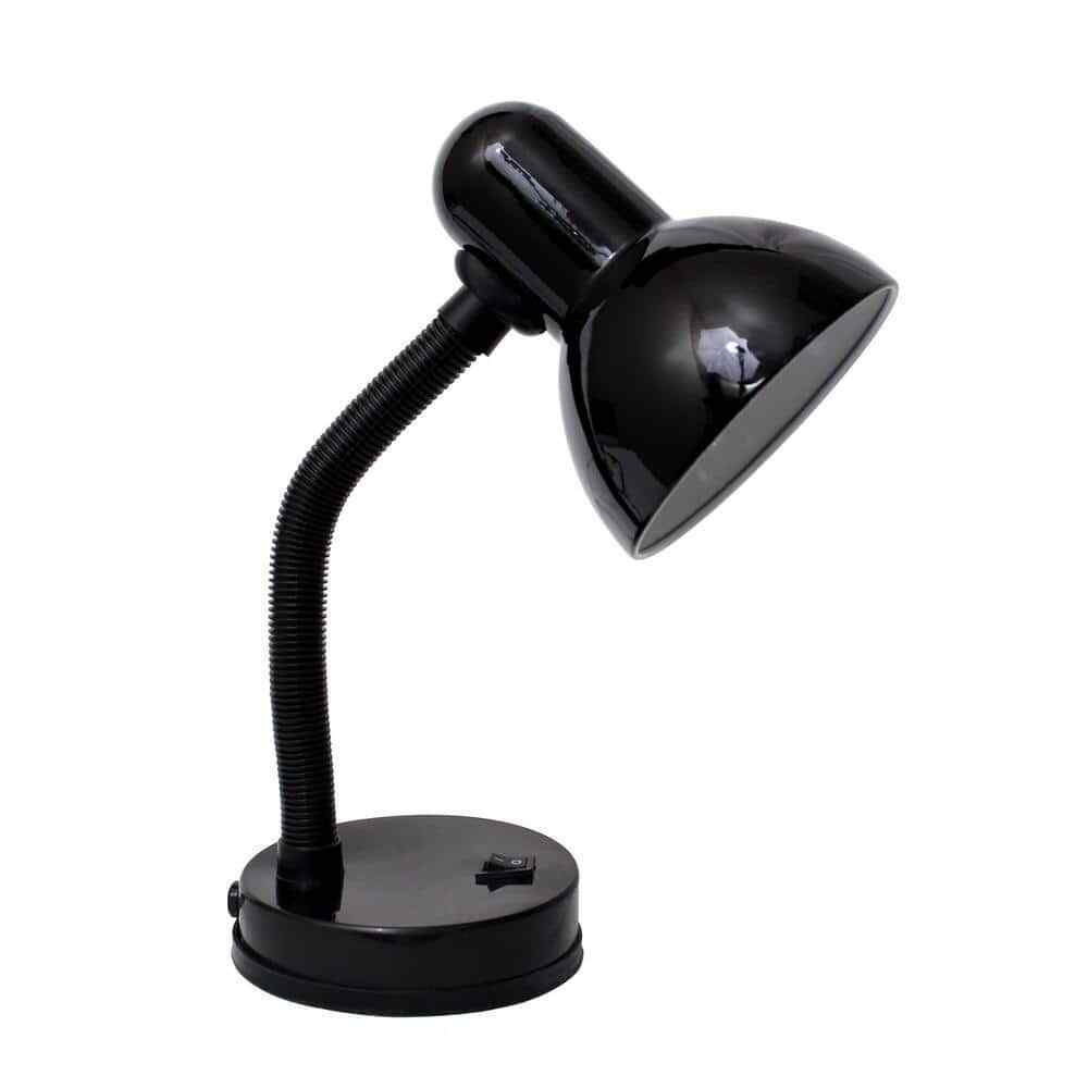 Basic Metal Desk Lamp 13.85 In. Flexible Hose Neck