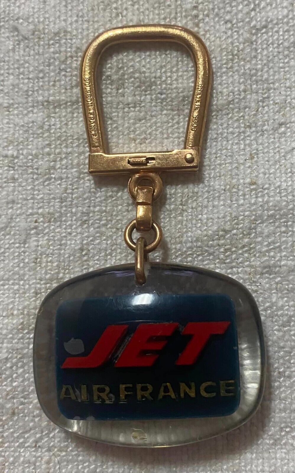 bourbon france key ring air france jet boing Jet caravelle logo keychain