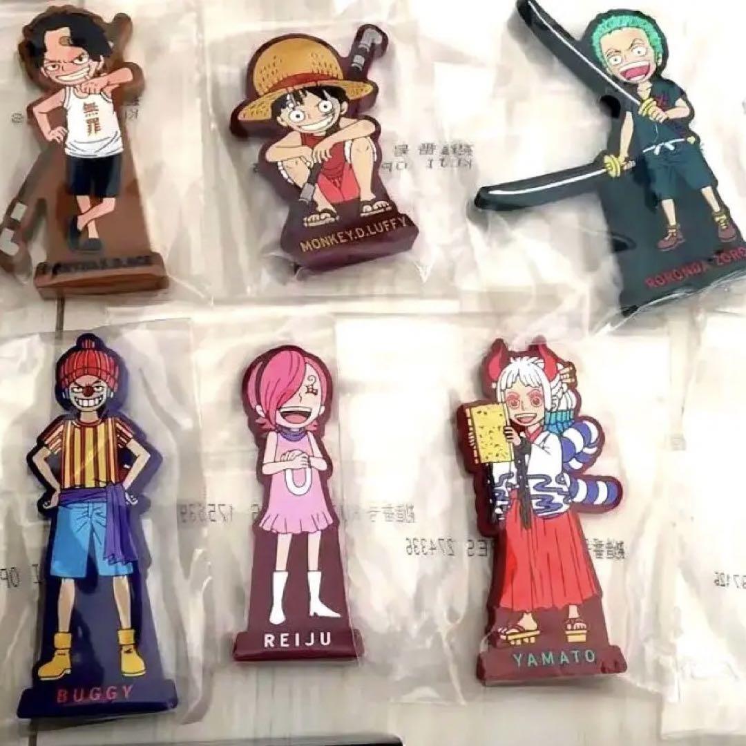 One Piece Emotion Stories Rubber Stand Set Of 6