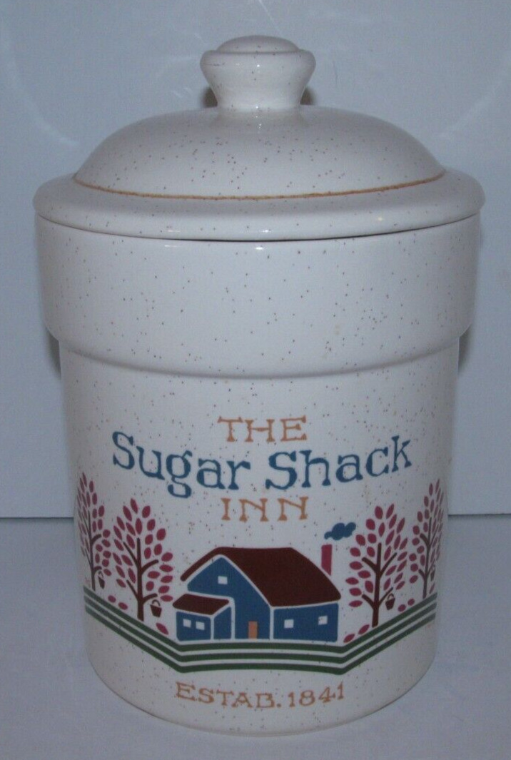 Treasure Craft 1984 The Coffee Sugar Shack Inn Est. 1894 Canister - USA