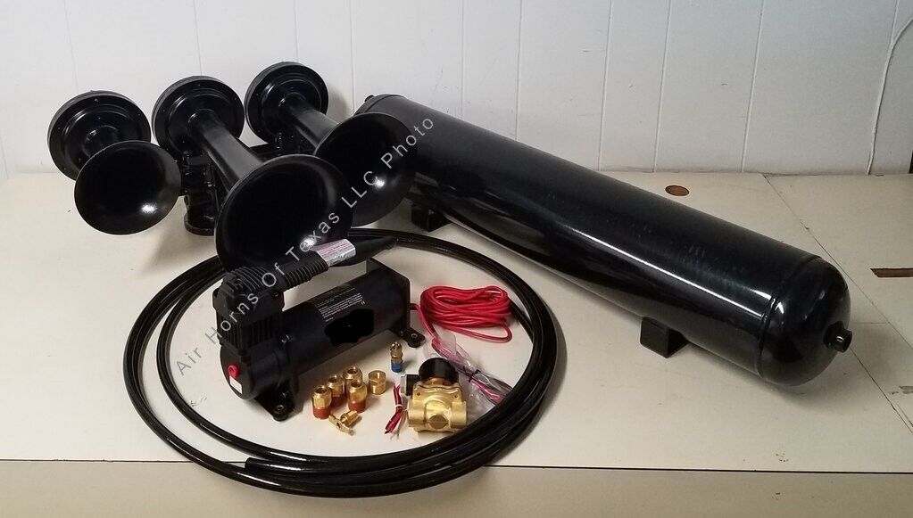 Nathan K3LA train horn kit  Complete 8 gallon 180psi
