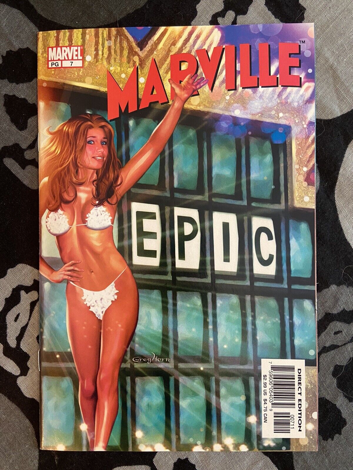 MARVILLE #7 (2003) COVER ART BY GREG HORN