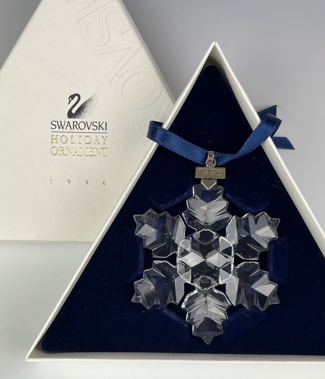 Swarovski Crystal 1996 Ornament Large Snowflake New In Box