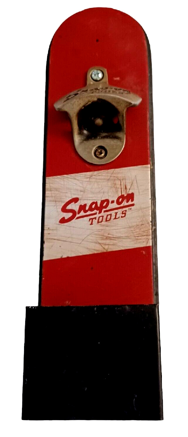 Snap-On Tools - Wall Mount Advertising Bottle Opener Vintage
