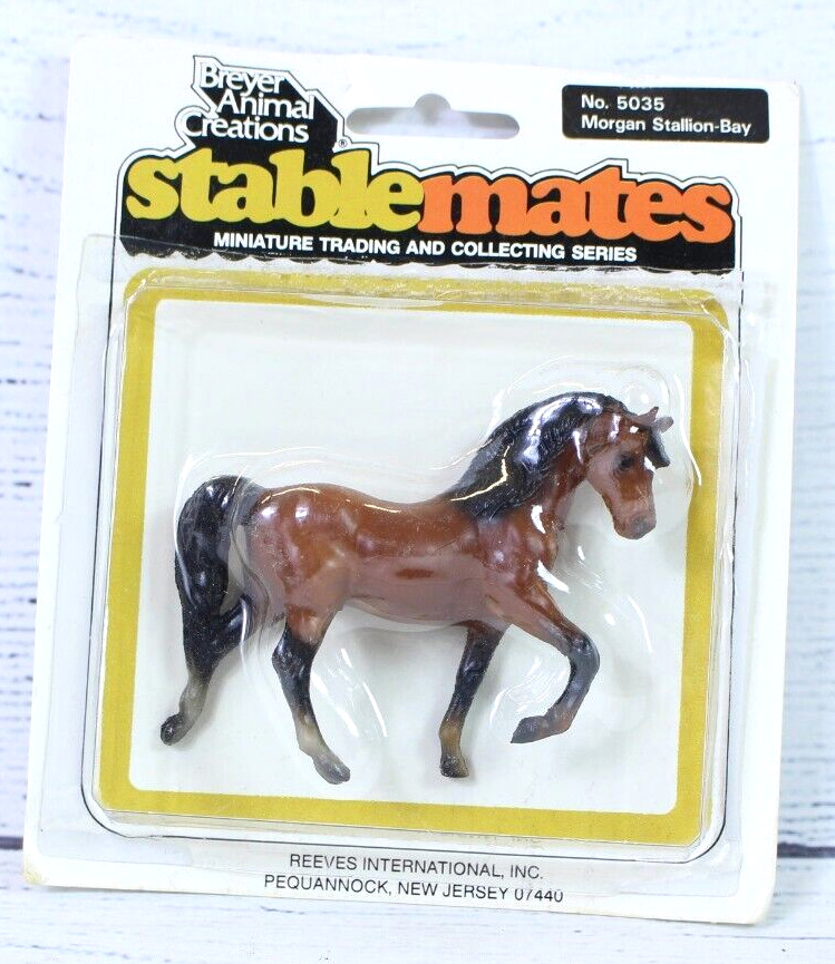 Breyer Morgan Stallion Bay Stablemate Horse Mold #5035 Vintage, In package 1979