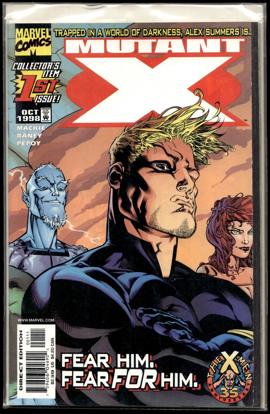 1998 Mutant X #1 Marvel Comic